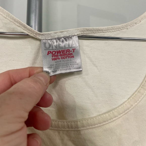 VTG 1997 Oneita white Power-T graphic tank 25th year Sound to Narrows race sz XL - Picture 4 of 10